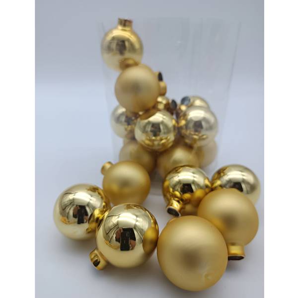 Bombka szklana, florystyczna - 4 cm (20 szt.)