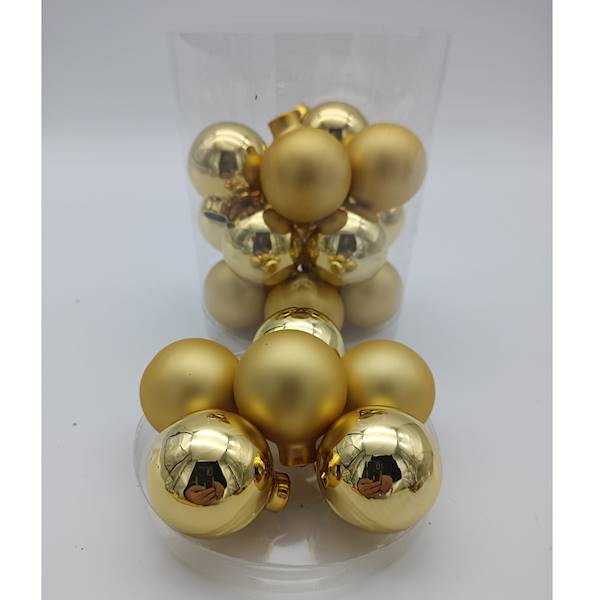 Bombka szklana, florystyczna - 4 cm (20 szt.)