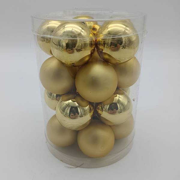 Bombka szklana, florystyczna - 4 cm (20 szt.)