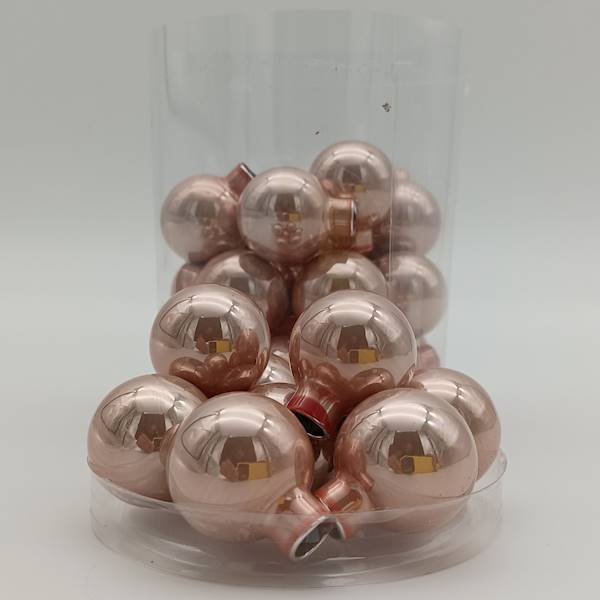 Bombka szklana, florystyczna - 2,5cm (30 szt.)