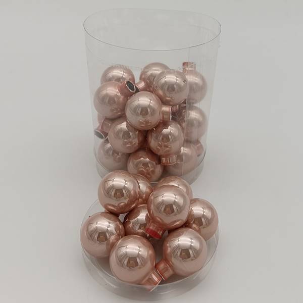 Bombka szklana, florystyczna - 2,5cm (30 szt.)
