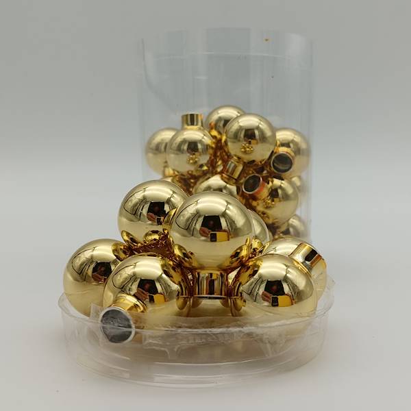 Bombka szklana, florystyczna - 2,5cm (30 szt.)
