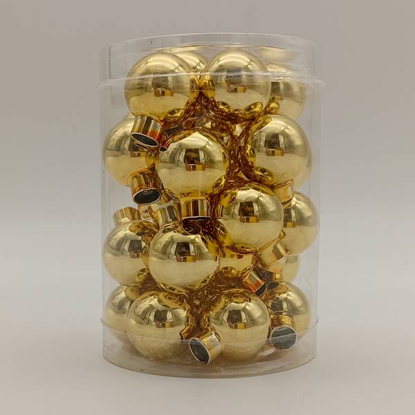 Bombka szklana, florystyczna - 2,5cm (30 szt.)