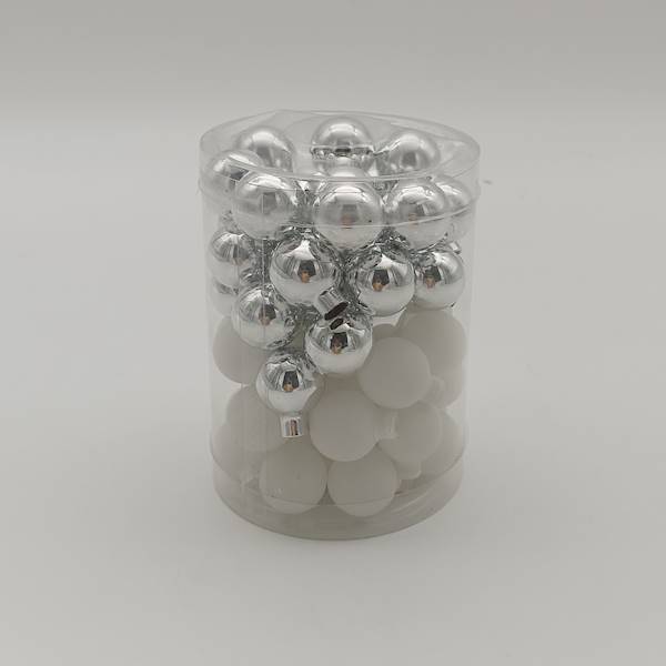 Bombka szklana, florystyczna - 2 cm (60 szt.)