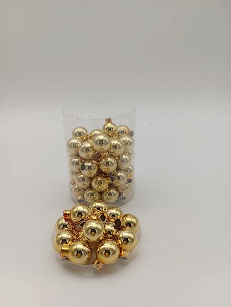 Bombka szklana, florystyczna - 2 cm (60 szt.)