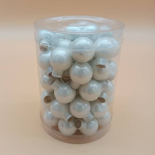 Bombka szklana, florystyczna - 2 cm (60 szt.)