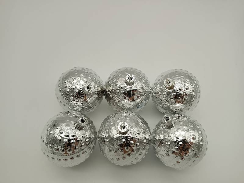 Bombka plastikowa - 6 cm (6 szt.)