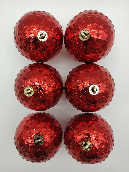 Bombka plastikowa - 6 cm (6 szt.)