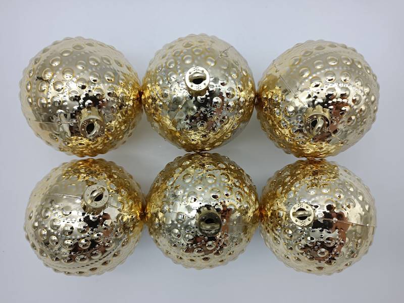 Bombka plastikowa - 6 cm (6 szt.)