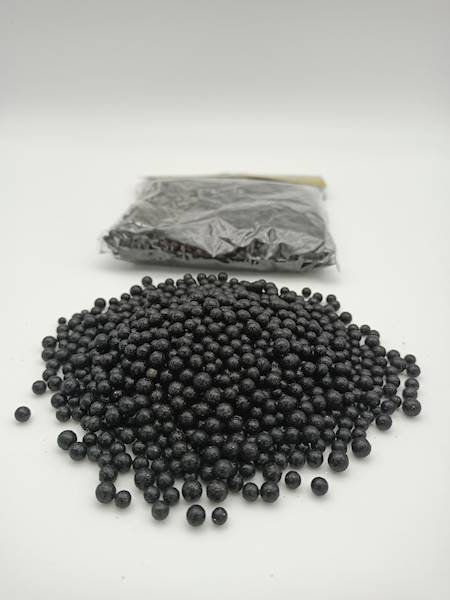 Grys styropianowy brokatowany Czarny 40 g