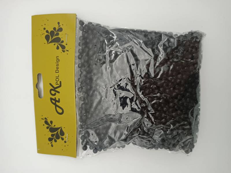 Grys styropianowy brokatowany Czarny 40 g