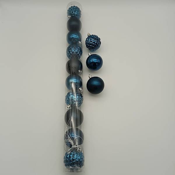 Bombka plastikowa - 6 cm (10 szt.)
