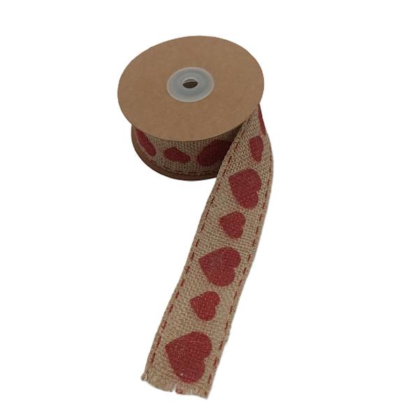 Taśma jutowa w serca