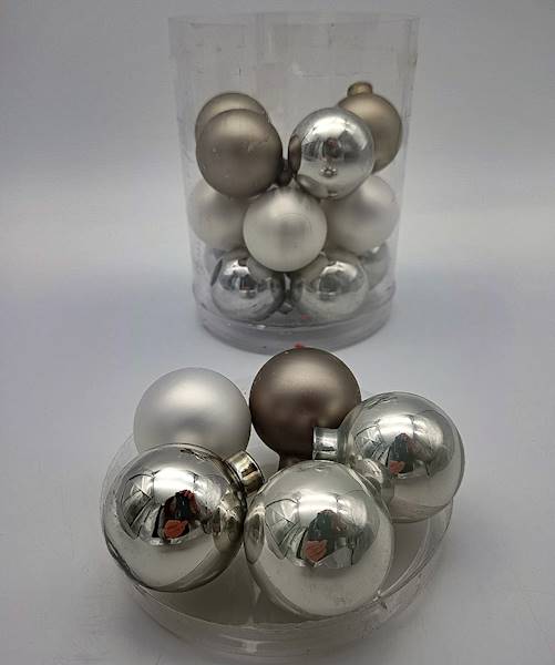 Bombka szklana, florystyczna - 4 cm (20 szt.)