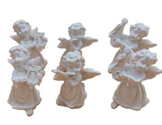 Aniołki mini stojące op.6 szt.