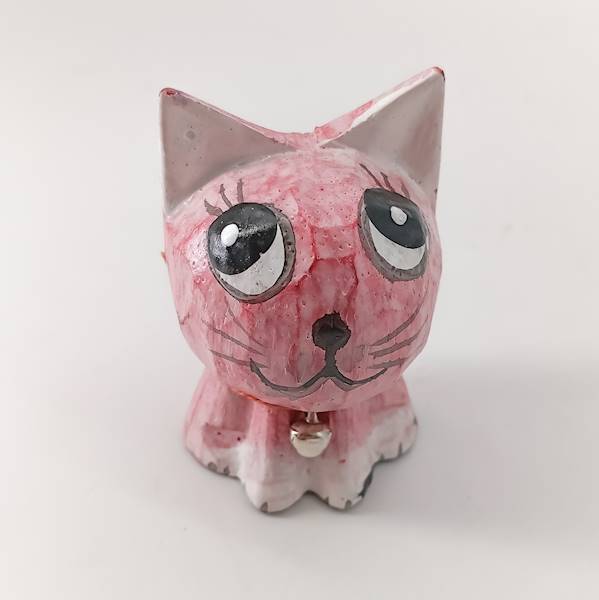 Koty drewniane kolor 11 cm, kpl.5