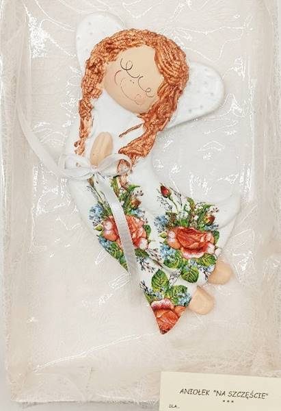 Aniołek decoupage Halinka