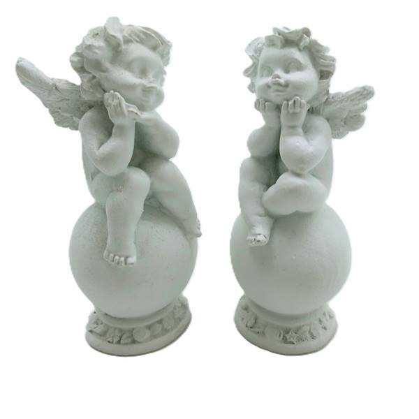 Aniołek na kuli, 9 cm