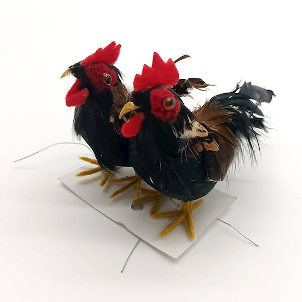 Kura + kogut para mała 8 cm