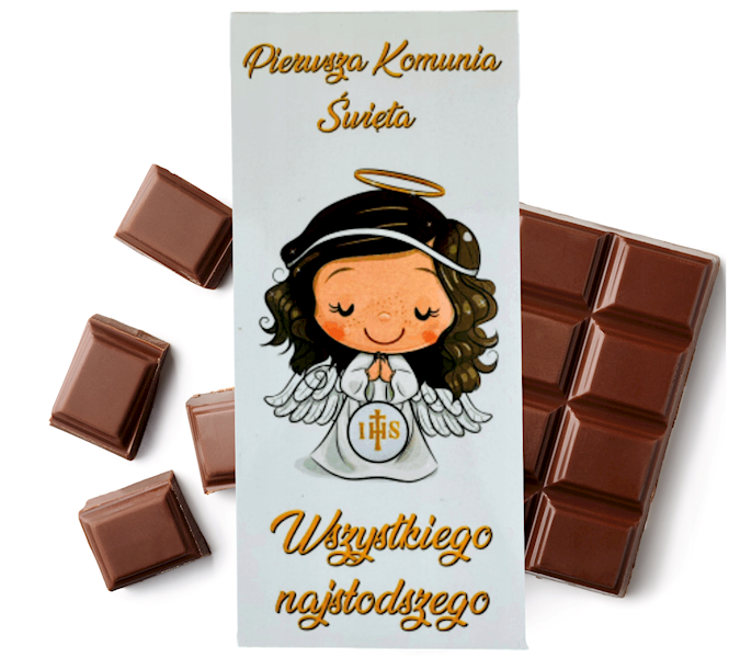Czekolada komunia 6 wzorów