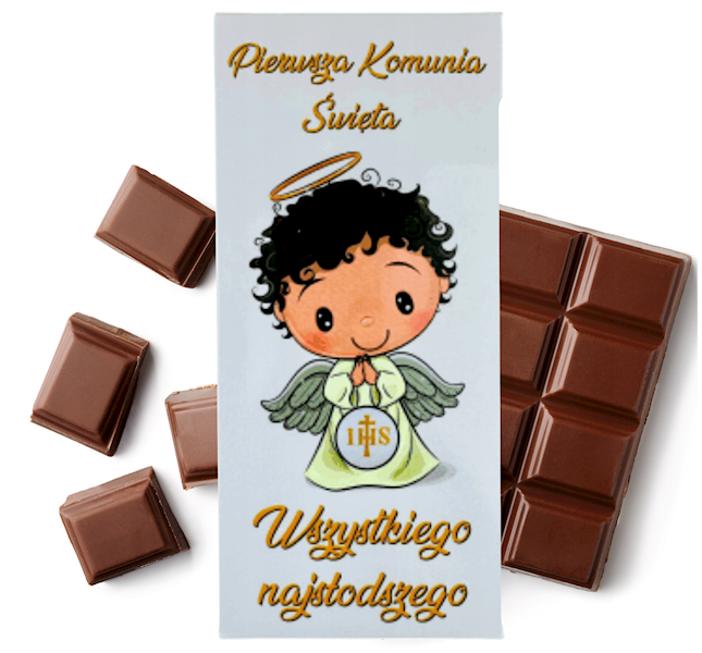 Czekolada komunia 6 wzorów