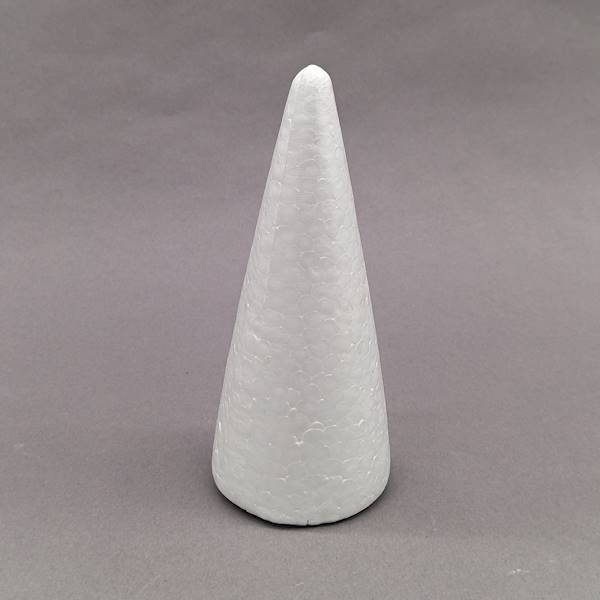 Stożek styropianowy 15 cm, luz