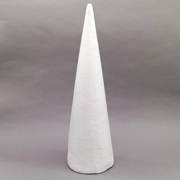 Stożek styropianowy 51 cm, luz