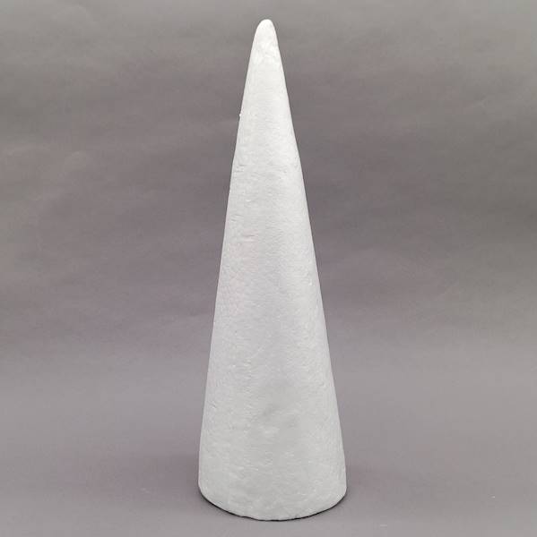 Stożek styropianowy 32 cm, luz