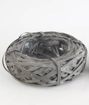 Osłonka beret szara koło 25 cm