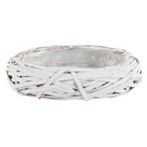 Osłonka beret owal 25x15 biała