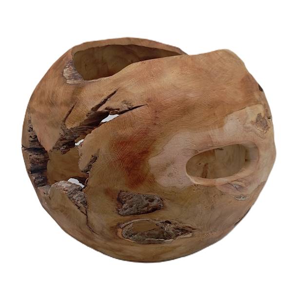 Teak donica cienka 30 cm