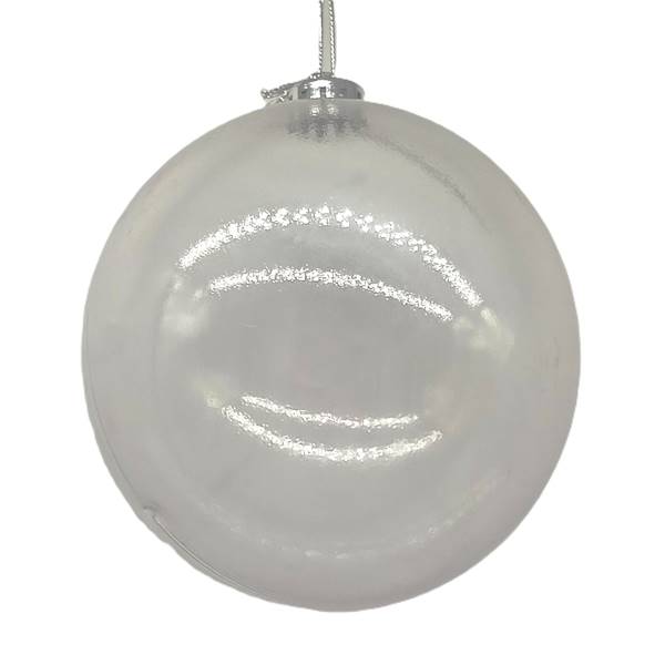 Bombka szkło transparent 150 mm