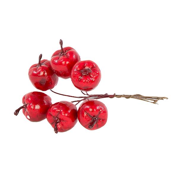 Jabłka na drucie 4 cm, op.72 szt.