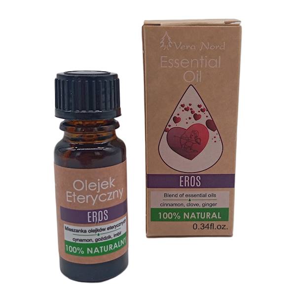 Olejek eteryczny Eros 10ml, cynamon, gozdzik,imbir