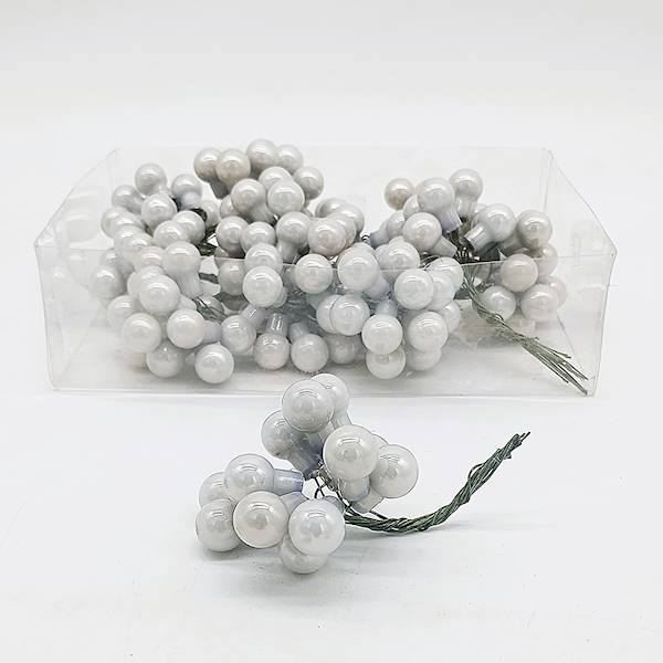 Bombka szklana, na drucie - 1,5 cm (144 szt.)