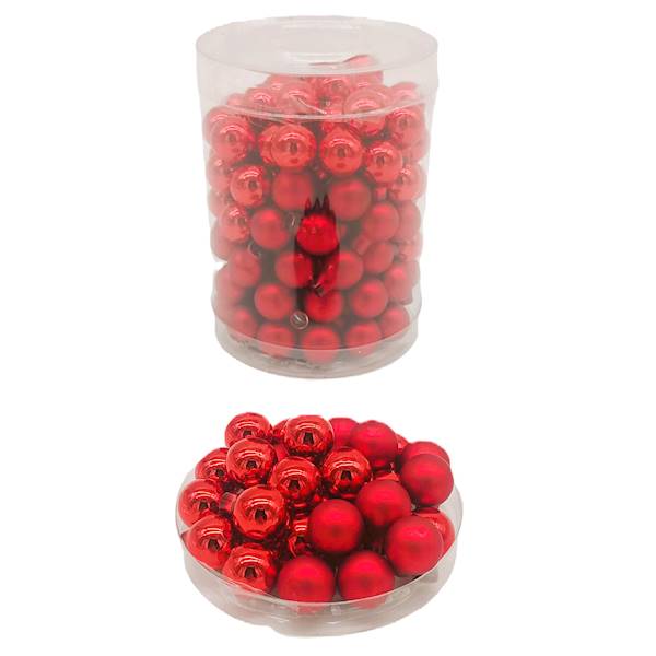 bombka szkło,florystyczna,15 mm, op/120