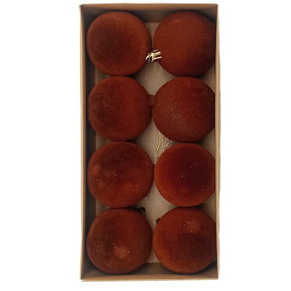 Bombka plastikowa - 6 cm (8 szt.)