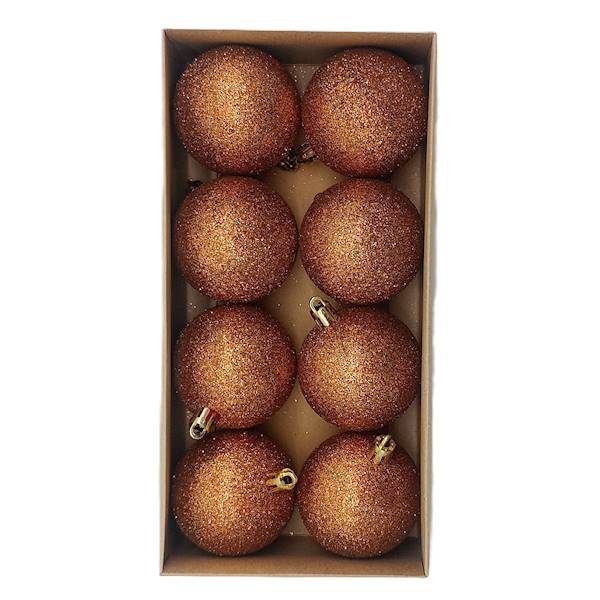 Bombka plastikowa - 6 cm (8 szt.)