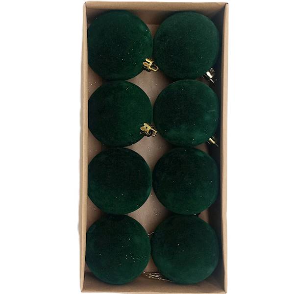 Bombka plastikowa - 6 cm (8 szt.)