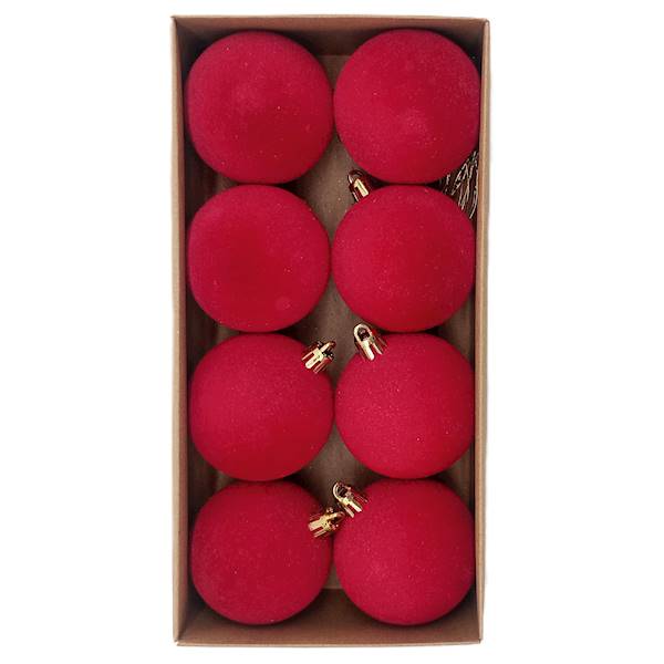 Bombka plastikowa - 6 cm (8 szt.)