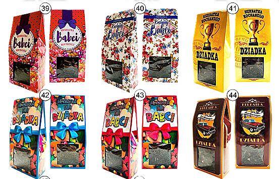 Herbata czarna liściasta dla Babci lub Dziadka 50g