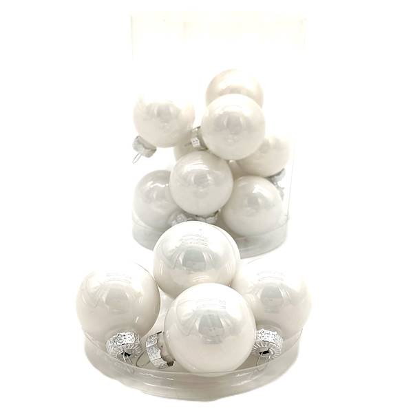 Bombka szklana - 3 cm (15 szt.), lawenda