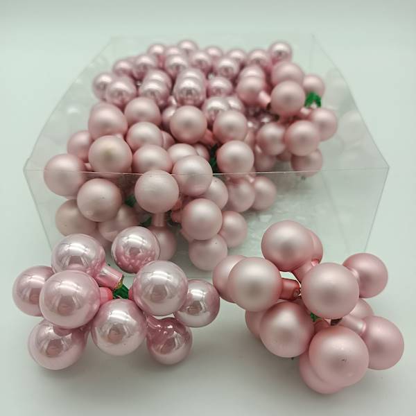 Bombka szklana, na drucie - 2 cm (144 szt.)