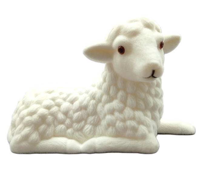 Baranek flokowany duży