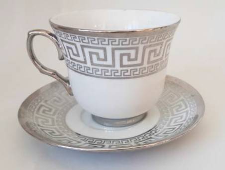 Filiżanki z talerzykami op.6 szt.