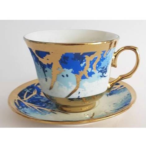 Filiżanki z talerzykami op.6 szt.