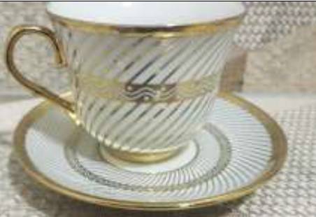 Filiżanki z talerzykami op.6 szt.