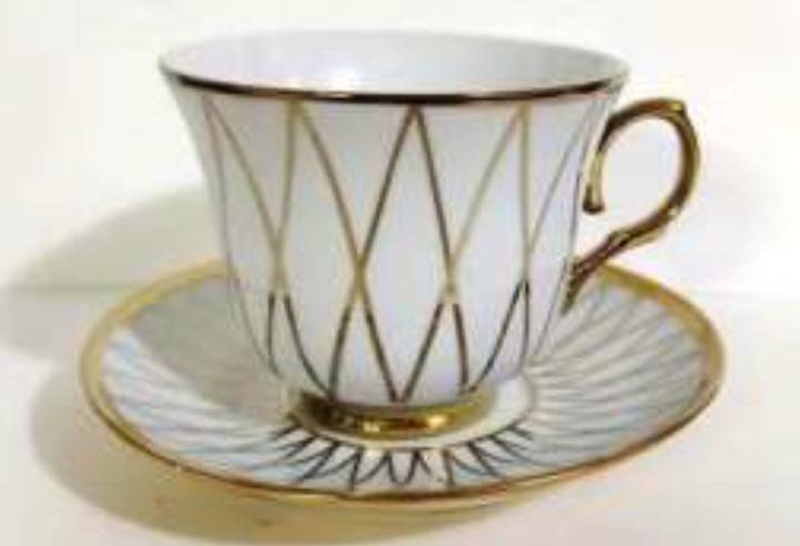 Filiżanki z talerzykami op.6 szt.