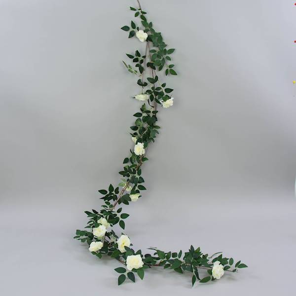 Girlanda róże 3 kolory 180 cm