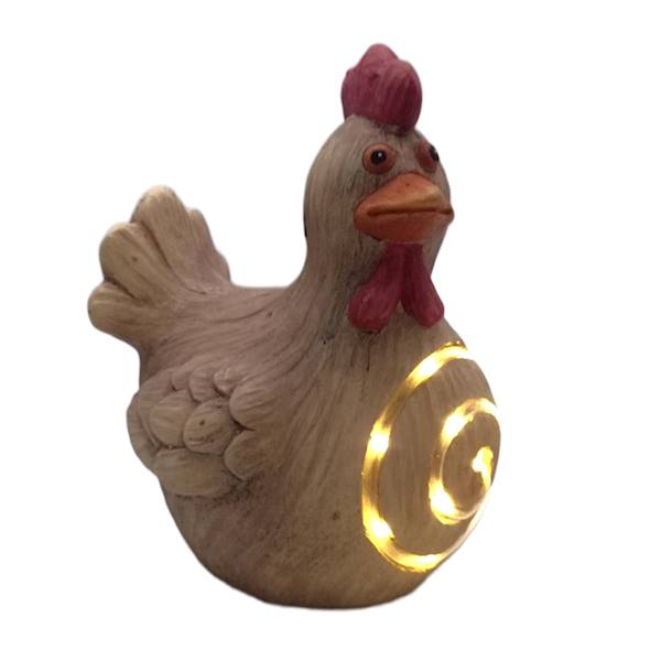 Figura LED solarna - kura